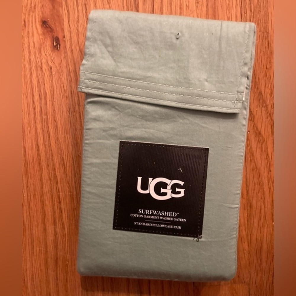 UGG Surfwashed Pillowcases Teal - King NWT